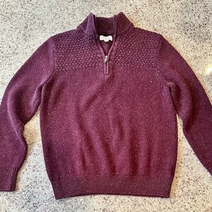 Croft & Barrow - Men's - Quarter-Zip Sweater - Small